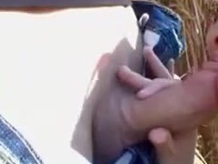 Enjoying the outdoors during the time that fucking and sucking in this public dilettante video. You can see that the smell of freshly cut grass makes this slut sexually excited as that babe sucks his ramrod hardcore and receives screwed in the open field.