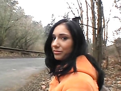 Cute girl kisses with her boyfriend while fucking with him