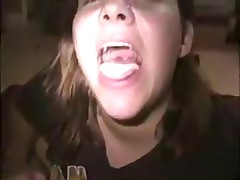 Delightsome girlfriend makes sucking dick look cute and innocent. This babe slobbers all over it and deep throats him all the way to orgasm. This chab cums in her face hole and she spits it right out like a worthwhile girl.