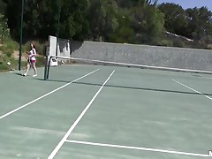 She is out on the tennis court on a bright, warm and sunny day. it makes her very hot and willing to shed her clothes to get rid of her heat. this babe receives into the shower to reveal a pair of zeppelins that can drive a man crazy and an arse that is a enjoyment to look at. coach is going to have a fun her body.