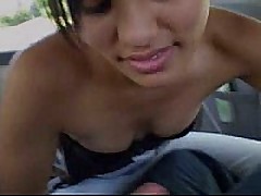 Nice mov, though just a standard blow job. Nonnude mexican girl goes down on guy in a car. Looks like she's got experience.